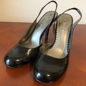 Jessica Simpson Slingback Patent Leather Heels
